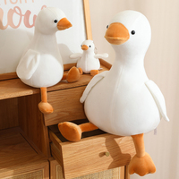 Jouets en peluche en gros, petits canards jaunes, rembourrés en coton PP, super doux, pour la décoration de la maison, cadeaux d'anniversaire pour enfants