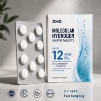 Comprimés effervescents H2 OEM ODM |   12 PPM d'hydrogène moléculaire, 80 mg de magnésium |   Certifié GMP 30 comprimés |   Échantillonnage rapide