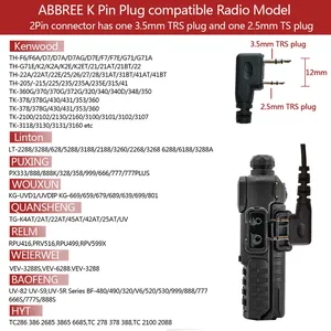 <span class=keywords><strong>Casque</strong></span> de <span class=keywords><strong>moto</strong></span> avec haut-parleurs doubles à 2 broches, design ouvert, étanche, micro PTT, interphone radio bidirectionnel <span class=keywords><strong>pour</strong></span> Baofeng UV-5R - Product Image 3