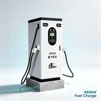 Borne de recharge EV stable de 100 kW avec faible entretien pour les sites de vente au détail