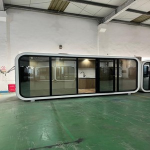 Maison préfabriquée modulaire, maison-conteneur mobile d'extérieur très vendue pour hébergement extérieur, <span class=keywords><strong>bureau</strong></span> et salle de réunion, Apple Cabin - Product Image 2