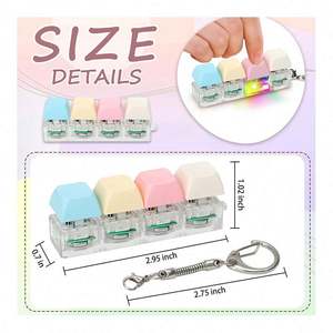 Juguete Antiestrés Tipo Llavero con Interruptor Táctil Avanzado y Sonido de Clic Satisfactorio para Aliviar la Ansiedad del TDAH y Mejorar la Concentración - Product Image 3