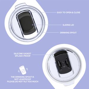 कस्टम लोगो लेजर उत्कीर्णन यात्रा स्टेनलेस स्टील कॉफी टंबलर - Product Image 3