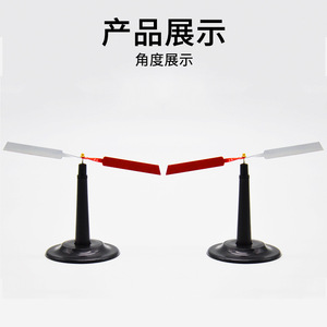 A pair of airfoil-shaped magnetic needles, J24008. These airfoil-shaped magnetic needles are used in <b>physics</b> experiments, as - Product Image 2