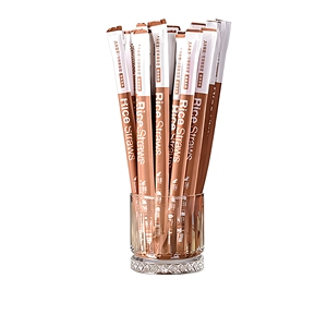 Pailles en riz de style italien multicolores, résistantes à l'eau, de qualité alimentaire, jetables, biodégradables, 6mmx190mm, pour fêtes et bars - Product Image 3