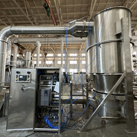 Séchoir à lit fluidisé automatique Offre Spéciale et réacteur Séchoir à pulvérisation bouillante pour traitement des aliments avec engrenage et composants de base PLC