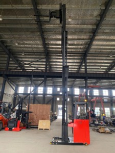 1,5 T 10M 12M VNA Foklift Carretilla elevadora de vía estrecha 1600 mm Carretilla elevadora eléctrica de trabajo de pasillo Carretilla elevadora de 3 vías - Product Image 3