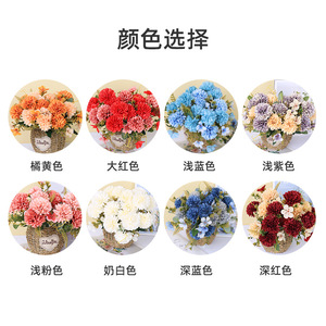 Ramo de Flores Artificiales de Crisantemo, Centro de Mesa para Decoración del Hogar, Bodas, Graduaciones, Halloween, Fotografía - Product Image 4