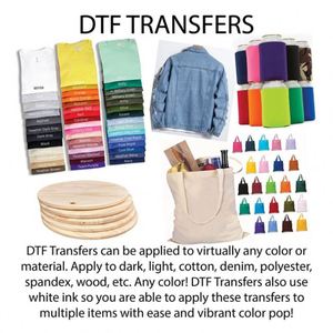 Custom Spring Flower Heat Transfer Clothing Transferable Film Plastisol DTF Transfer Designs Ready to Press for T Shirt - Product Image 6