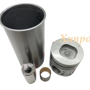 Kit de chemises de cylindre moteur 4BD1 6BD1 1-11261118-0, chemise de cylindre 5-12121005-0, jeu de segments de piston pour pièces d'excavatrice EX200 - Product Image 1
