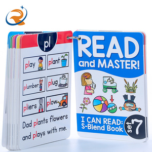 Servicios de impresión de tarjetas flash borrables secas aprendizaje del <span class=keywords><strong>alfabeto</strong></span> inglés números árabes animales personalizados - Product Image 4
