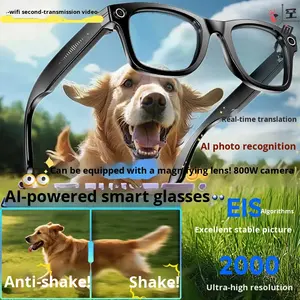 Lunettes intelligentes pour hommes, traduction, lunettes <span class=keywords><strong>de</strong></span> tir, anti-vibration, 1080P, <span class=keywords><strong>vue</strong></span> à la première personne, objectif interchangeable, enregistrement vidéo 5MP - Product Image 2