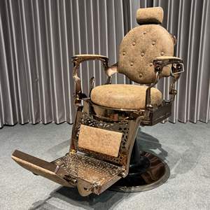 Gül altın kol dayama Styling kuaför Retro şık kral güzellik klasik hidrolik mobilya kuaför berber berber koltuğu - Product Image 1