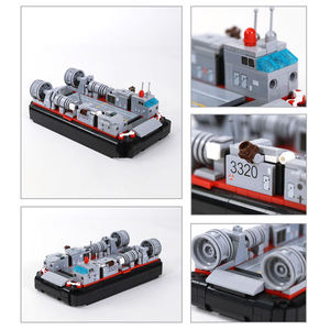 Wange 3525 Navy Type 726 LCAC Air-Cushion Craft MOC Brick Model Building Block Unisex Educational Block Set Plastic Toy Juguete - Product Image 6