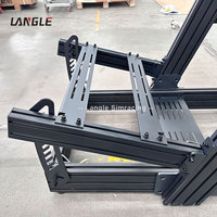 Simulador de conducción real Simulador de carreras Monitor Soporte de montaje Sim Racing Dirección de la cabina y Vitesse para juegos