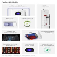 Système de batterie de stockage d'énergie domestique LiFePO4 51.2V 330AH avec garantie 10 ans, stock UE, livraison en 1-3 jours, prise en charge OEM ODM