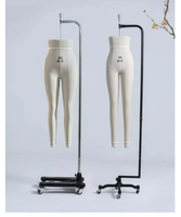 Offre Spéciale Femme Mannequin Robe Forme Stand Fibre De Verre Torse Mannequin avec Pantalon pour Afficher Jeans Pantalon