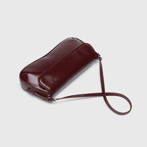 Bolso de Mano Minimalista de Cuero PU Brillante, Costuras Reforzadas, Alta Calidad, Bolsos de Mujer al por Mayor - Product Image 2