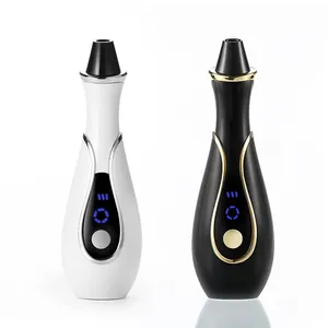 Beauty LCD display vacuum pore cleaner 65KPa blackhead acne deep cleaning CE ROHS 5 heads face nose blackhead remover vacuum