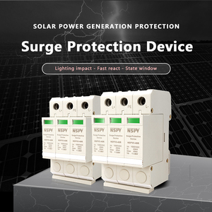 Устройство защиты от перенапряжения для солнечных фотоэлектрических систем, AC/DC, SPD 3P/4P, 40 кА, 1500 В пост. тока, T2, медь, IP20, для промышленного применения - Product Image 3
