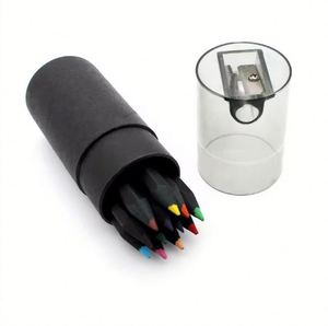 Crayons de couleur bois de 3,5 pouces, lot de 12, crayons d'art de qualité supérieure pour enfants et adultes, pour livres de coloriage, arts, dessin - Product Image 1