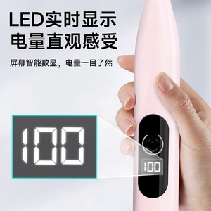 Cortadora de pelo para mascotas, para gatos y perros, con luz LED, recargable, con pantalla digital, herramienta profesional de aseo - Product Image 5