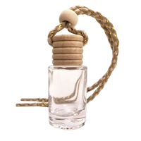 Diffuseur d'huiles essentielles pour voiture, flacon vide pour désodorisant de voiture, flacon de parfum suspendu, accessoires de décoration parfumée