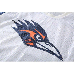New Style Personalized Bird Head <strong>Sequin</strong> <strong>Top</strong> <strong>Women's</strong> Loose Short Sleeve <strong>Sequin</strong> T-shirt - Product Image 3