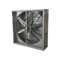 Ventilateur industriel à pression négative, installation murale, cadre galvanisé pour restaurant, supermarché, salle de sport, entrepôt, refroidissement