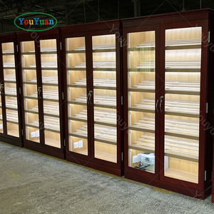 Vitrine à cigares et tabac avec éclairage LED et présentoir en cèdre espagnol pour magasins de détail et centres commerciaux - Product Image 6