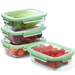 Wholesale Minimalist Design Microwave Oven Safe Leakproof Plastic Lunch <b>Box</b> <b>Kitchen</b> Use Meal Prep Food <b>Storage</b> Containers - Product Image 1