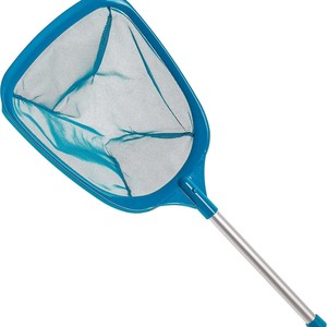 Accessoires de nettoyage de piscine de la marque SL : Épuisette à feuilles pour bassin, filet de récupération de feuilles pour eaux profondes et peu profondes en PE - Product Image 1