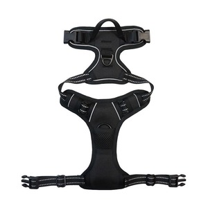 For Amazon Factory Wholesale Large <strong>Dog</strong> <strong>Harness</strong> Solid Pattern Nylon <strong>Dog</strong> Leash with Padded Feature and Button Closure Pet Supplies - Product Image 1
