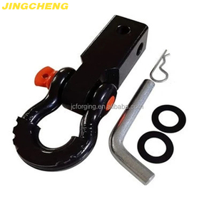 Sartiame <span class=keywords><strong>gancio</strong></span> di <span class=keywords><strong>traino</strong></span> ricevitore a vite zincato perno D grillo forgiato arco grillo pesante fuori strada tirante rosso Made in China - Product Image 3