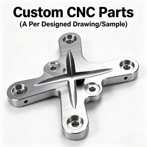 Service d'usinage CNC sur mesure, haute précision, plaque de renforcement de bras arrière en alliage d'aluminium anodisé pour UTV - Product Image 1