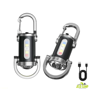 Piccolo portachiavi con luce portatile ricaricabile luce laterale portatile luce da lavoro campeggio emergenza escursioni portatile Mini torcia - Product Image 1