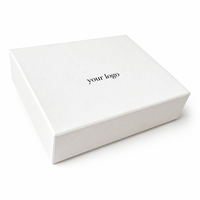 Boîte cadeau rigide recyclable avec couvercle et base, conforme à la norme EU PPWR, emballage en papier durable avec design à faible teneur en plastique pour cadeaux de beauté
