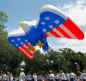 Ballon gonflable en forme d'aigle chauve volant, ballon géant à l'hélium pour défilé promotionnel K7179 - Product Image 6