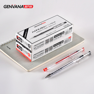 Bolígrafos de <span class=keywords><strong>Gel</strong></span> GENVANA al por Mayor de Fábrica, Escritura Suave, Cuerpo Transparente, <span class=keywords><strong>Punta</strong></span> <span class=keywords><strong>Fina</strong></span> de 0.25mm, para Suministro a Granel en Oficinas - Product Image 2