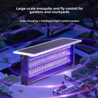 Lámpara Solar Antimosquitos para Exteriores, Impermeable IP65, para Jardín, Villa, Terraza, Césped, Granja, con Sensor de Radar, Atrapa Insectos