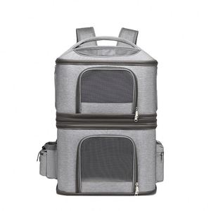 BSCI Factory Airline approved double layer pet <b>backpack</b> removable convenient pet <b>cat</b> <b>backpack</b> dog <b>backpack</b> - Product Image 1
