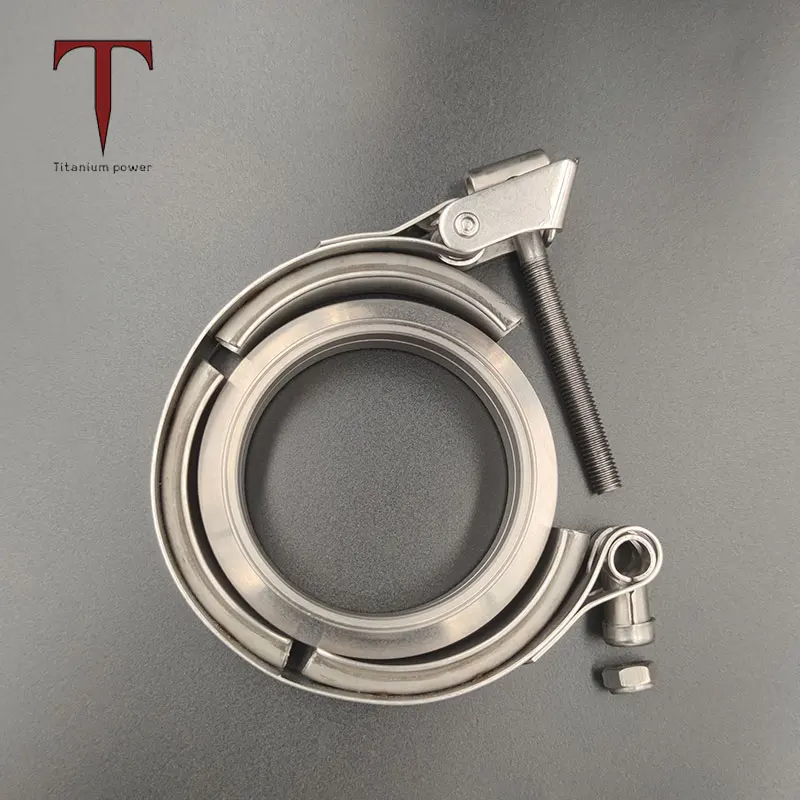 Tanium individuelles Standard-Titan-V-Band-Flanzenset mit Schnellverschluss-Klemme für Turbo-Abgasrohr