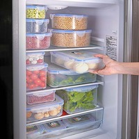 Boîte de rangement en plastique PP de qualité alimentaire avec joint d'étanchéité en silicone, récipient hermétique pour la conservation des aliments au réfrigérateur