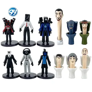 PVC Blind Box Toy Camera for Game Doll Model Cake Decoration Anime Figure Gift Monitoring 'Man vs. Mystery' Theme