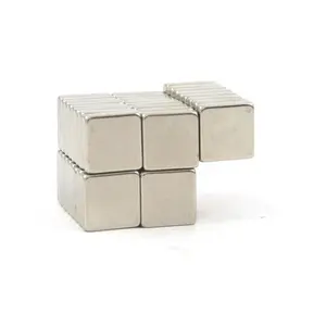 Cubo magnetico al neodimio permanente a forma quadrata di prezzo di fabbrica 20*20*20*20 terre Rare