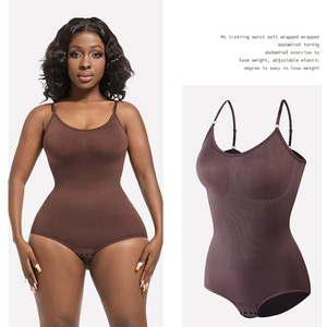 Venta caliente <span class=keywords><strong>Colombia</strong></span> Body Shaper sin costuras Cintura alta Control firme Vientre y cuerpo completo Body adelgazante al por mayor - Product Image 4