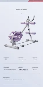 Máquina de Ejercicios <span class=keywords><strong>Abdominales</strong></span> para el Hogar con Marco de Metal, Diseño Plegable, para <span class=keywords><strong>Abdominales</strong></span> y Moldeado Corporal. - Product Image 6