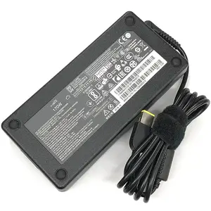 อะแดปเตอร์สำหรับแล็ปท็อปชาร์จของแท้20V 8.5A 170W,สำหรับ Lenovo Thinkpad P50/P51/P70/P71/W540/W541หัว USB ทรงสี่เหลี่ยมพร้อมขา