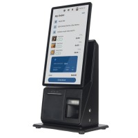 Terminal Táctil Modular Todo en Uno con Pantalla Giratoria de 15.6 Pulgadas, Quiosco de Autoservicio con Escáner de Cámara RFID NFC para Punto de Venta Minorista