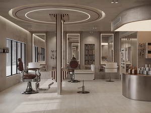 High-End Stylist Workstation LED <b>Mirror</b> Professional Salon Store Fit-out Solution D2P - Product Image 4